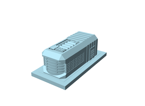 Palazzo tecnologico in miniatura