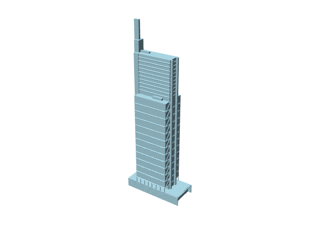 Comcast Technology Center, modellino architettonico