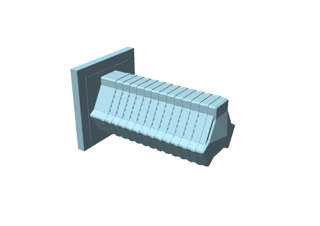 TrigonBuilding, edificio architettonico in scala