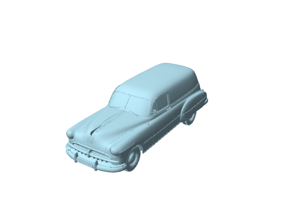 Pontiac Streamliner Six Sedan Delivery 1949, modellino da collezione