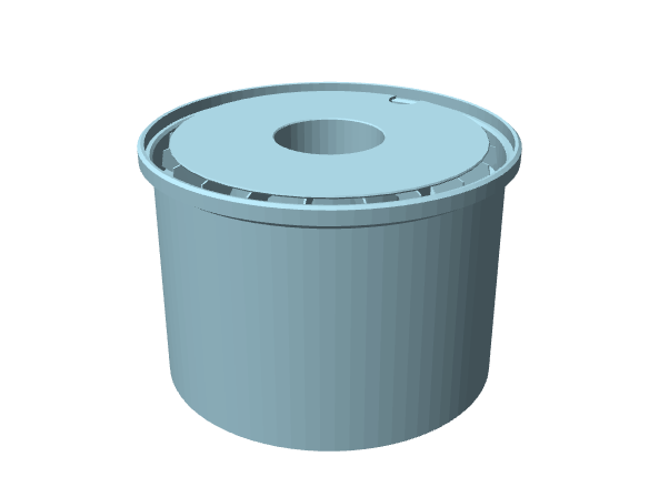 Cerchione turbofan per modellismo