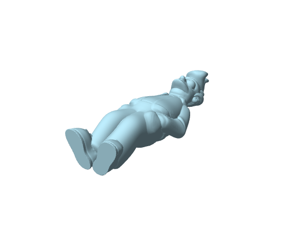 Futurama, statuina di Fry disteso