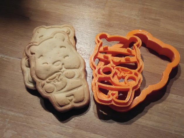 Winnie the Pooh, stampo per biscotti con timbro