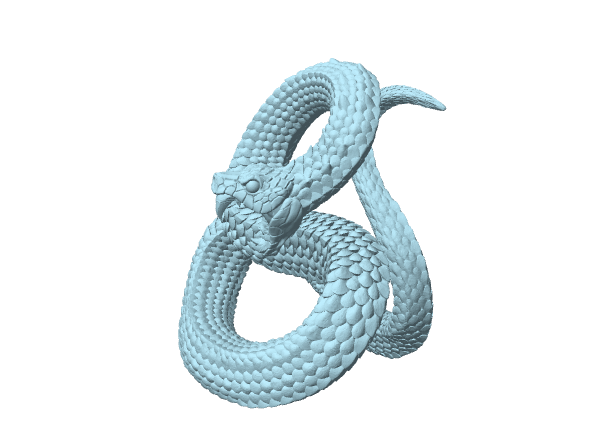 Serpente gigante, miniatura per wargame