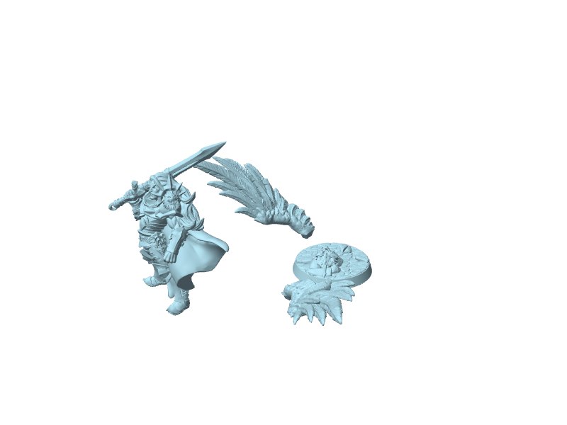 Sigfrido Dragonbane, miniatura da assemblare