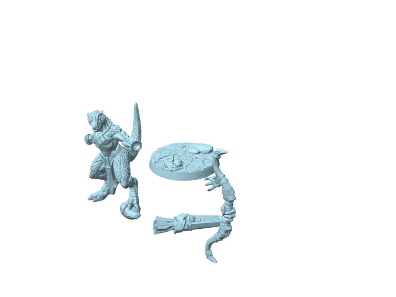 Goldmaw Lizard, miniatura da assemblare