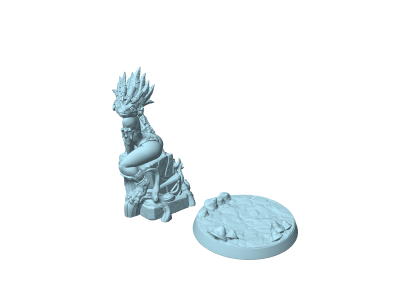 Krakia-Gurun Pinup, figura da collezione con base a tema palude
