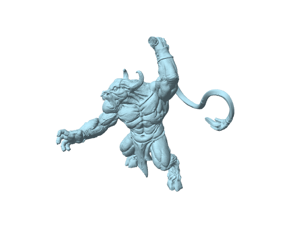 Minotauro Schiavista, miniatura per giochi di ruolo
